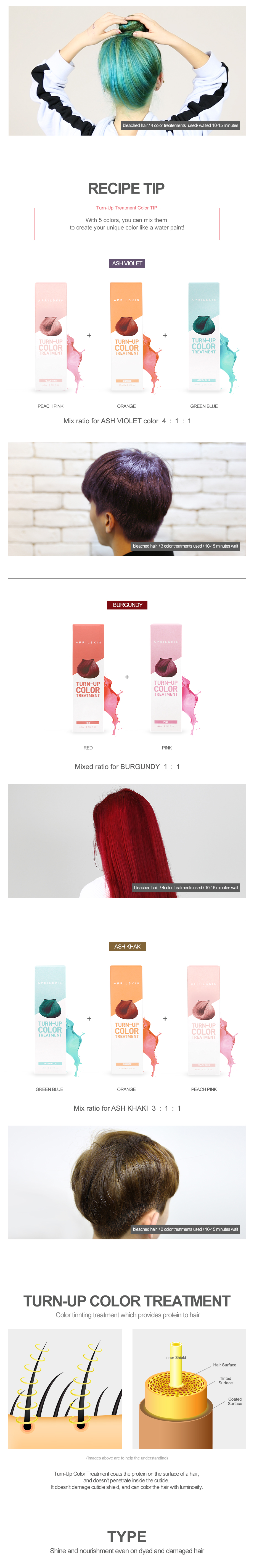 Turn-Up Color Treatment #Red 60ml